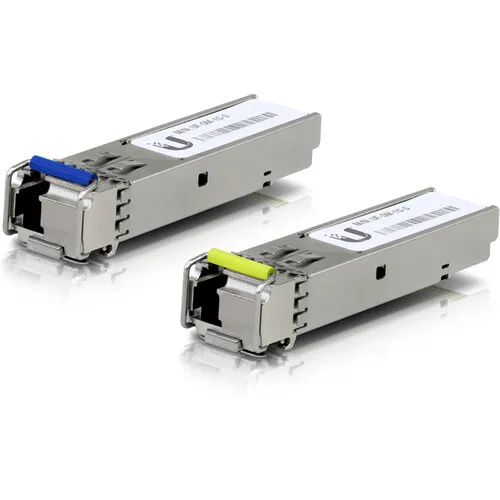 Módulo SFP Ubiquiti UACC-OM-SM-1G-S 2 Pack Single-Mode 1.25G 3km LC