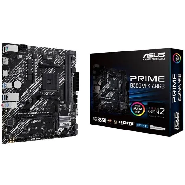 Anúncio: Placa Mãe AMD (AM4) Asus B550M-K Prime Wifi