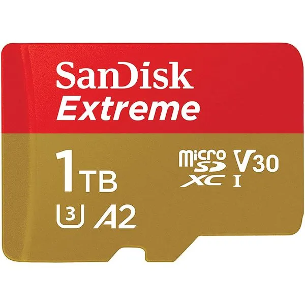 Memória SD Micro 1TB Sandisk Extreme 190MB