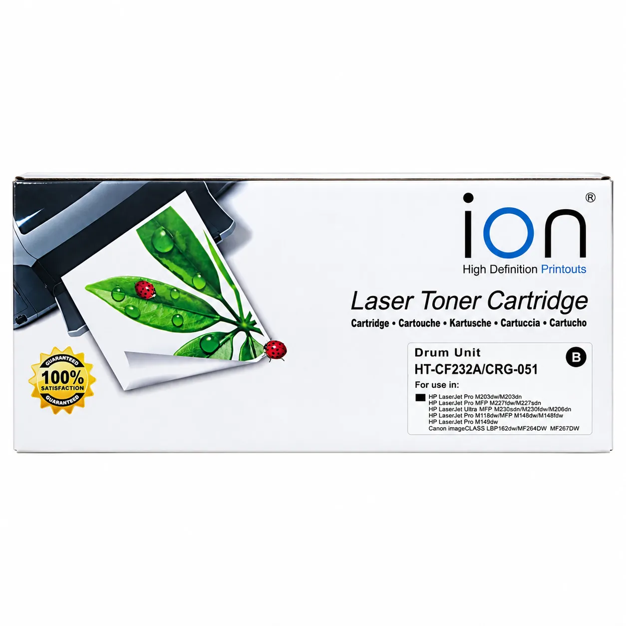 Toner Ion CF232A Drum Unit - Preto