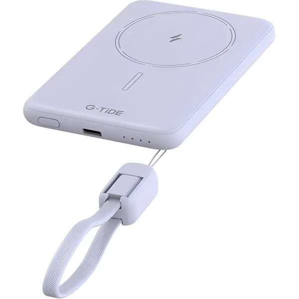 Carregador Portátil G-Tide 5000MAH Slim 01 Roxo