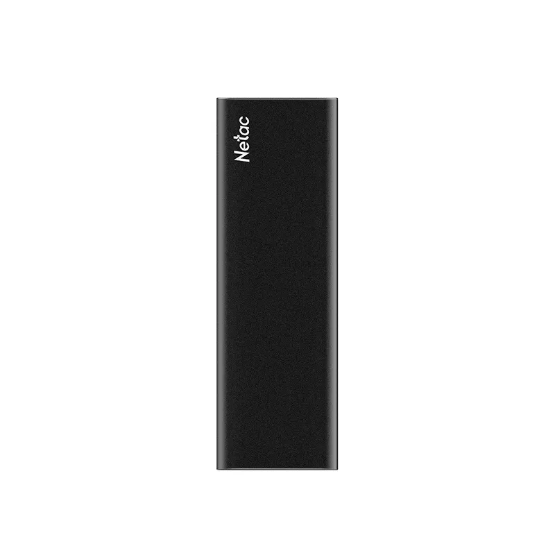 SSD Externo Netac Z Slim 250GB USB 3.2 Gen 2 Type-C até 550MB/s - Preto