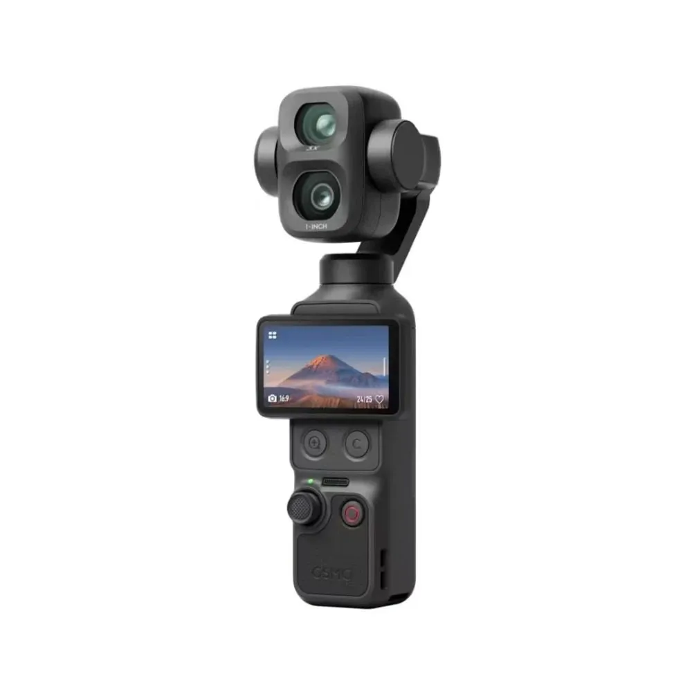 Câmera DJI Osmo Pocket 4P Vlog Combo 37MP Wi-Fi com Estabilizador - Preto