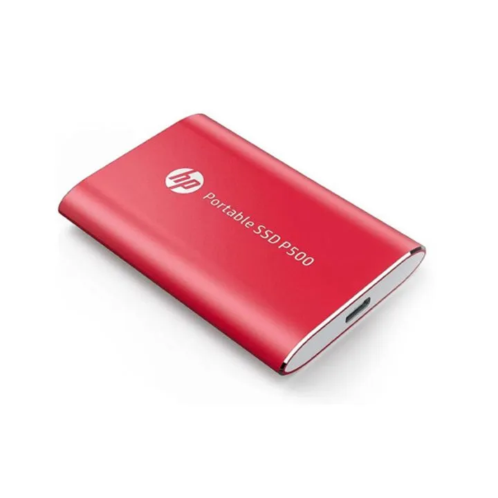 SSD Externo HP P500 250GB USB 3.2 Gen 2 Type-C 370MB/s - Vermelho 7PD49AA#ABB