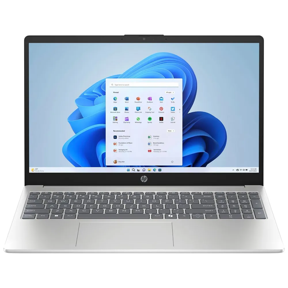 Notebook HP 15-FD1899NR Intel Core 7 150U 16GB RAM 512GB SSD 15,6" Full HD Windows 11 - Prata