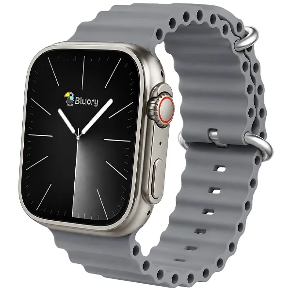 Relógio Smartwatch Blulory Bluetooth Cinza - ULTRA MINI 2026