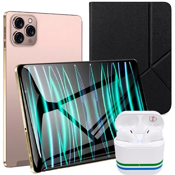 Tablet Mox 7" 8GB RAM 256GB 5G Dourado Capa + Fone - MO-TP732