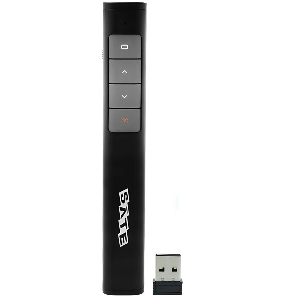 Apresentador Laser Wireless Satellite Preto - LR-28R