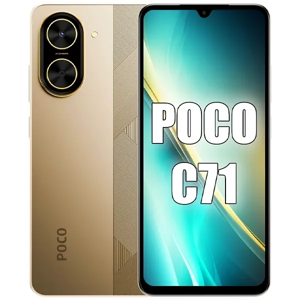 Anúncio: Celular Xiaomi POCO C71 4GB RAM 64GB Gold BR