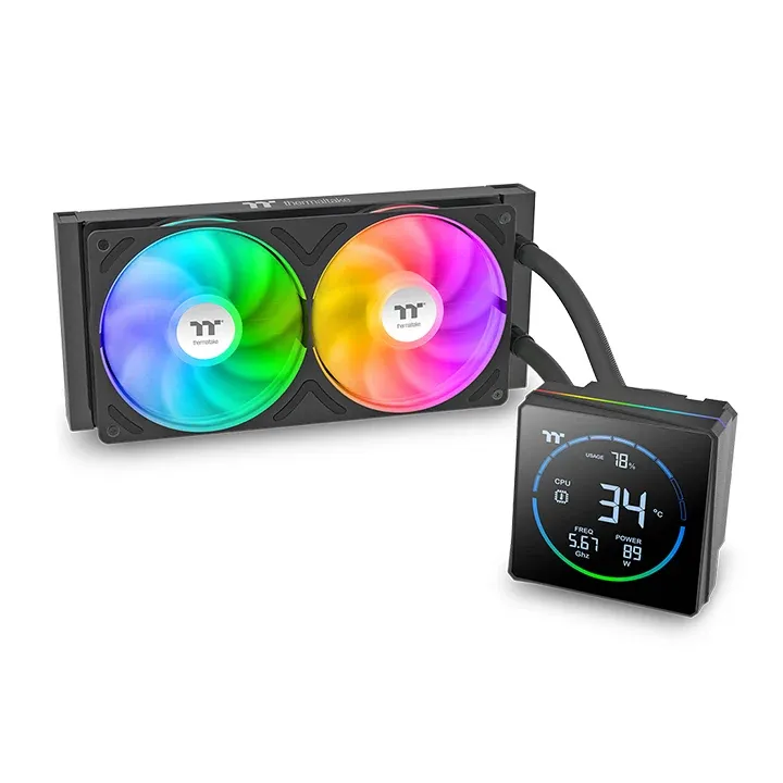 Water Cooler Thermaltake TH240-S V3 ARGB Sync 240mm Preto CL-W469-PL12SW-A