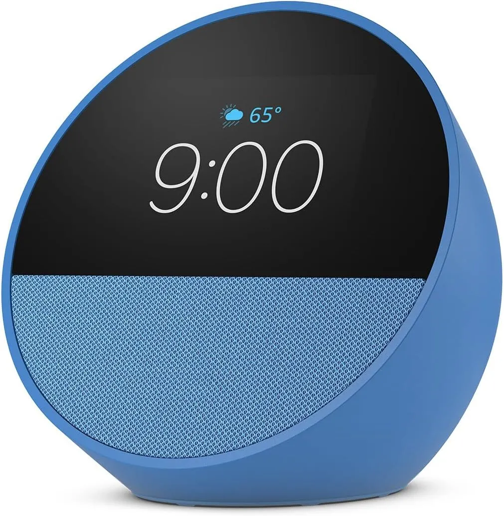 Caixa de Som Amazon Echo Spot Alexa - Azul
