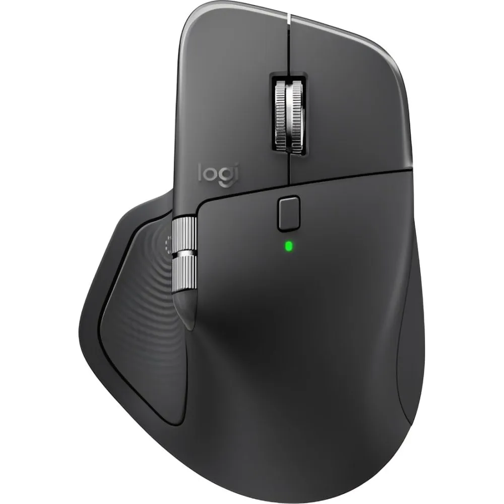 Mouse Logitech MX Master 4 Bluetooth 8000 DPI MagSpeed - Grafite (910-007565) Copiar título