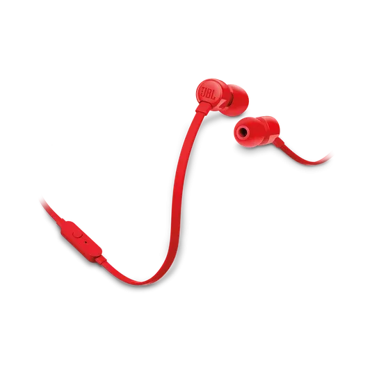 Fone JBL Tune 110 com Microfone - Vermelho
