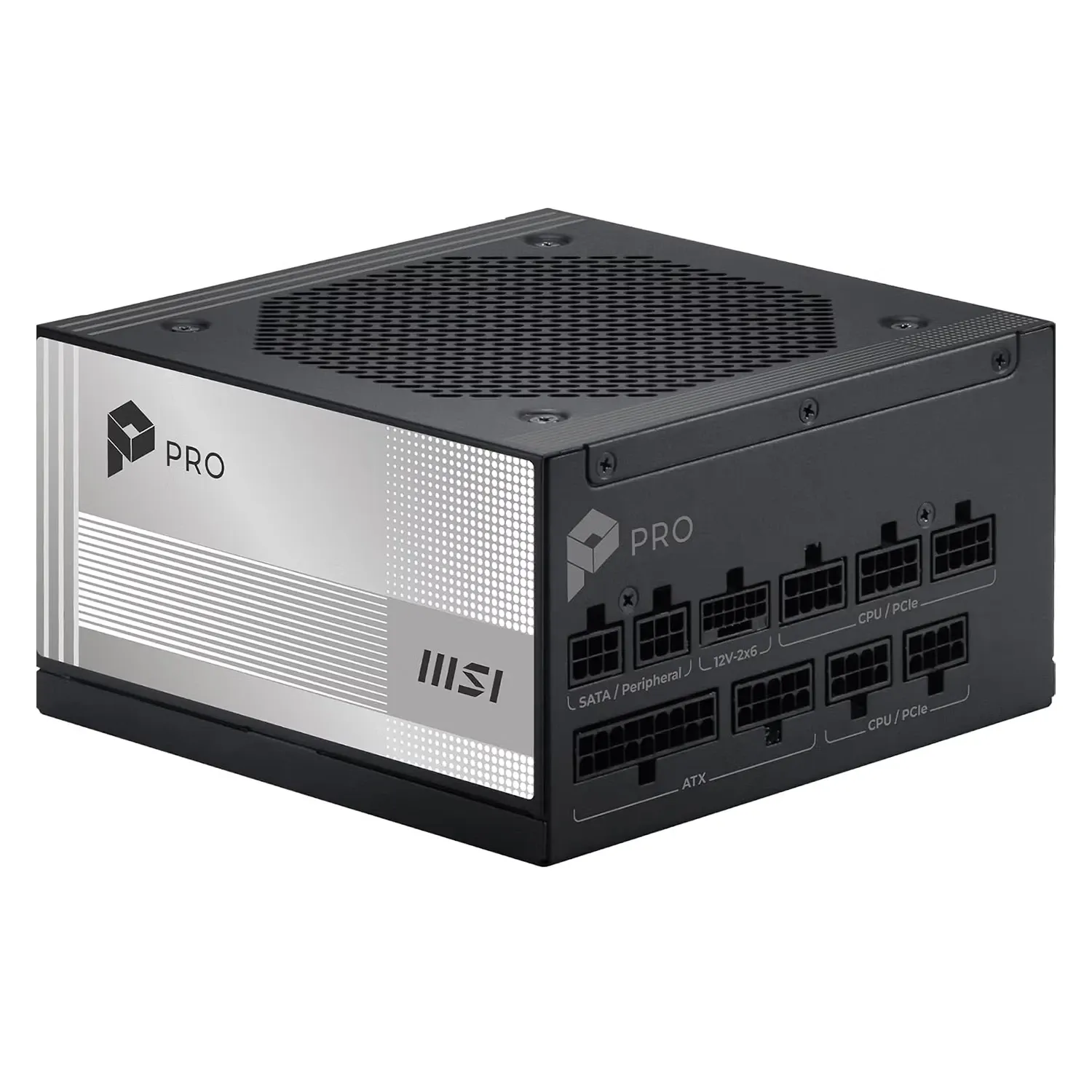 Fonte MSI PRO A850PL PCIE5 850W 80 Plus Platinum Full Modular ATX 3.1 (306-7ZPLY12-HD8)
