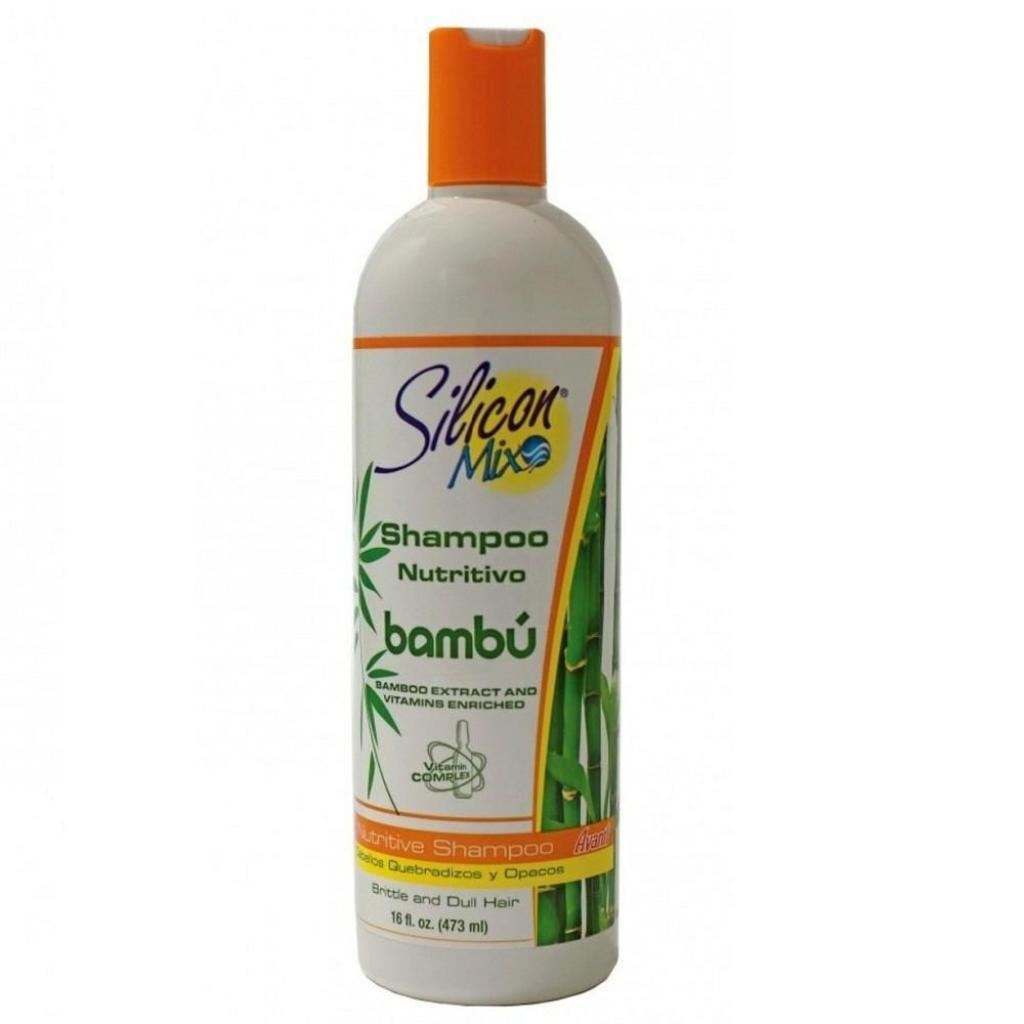 Silicon Mix Shampoo Bamboo 473ml Nutrição Profunda Para Cabelos