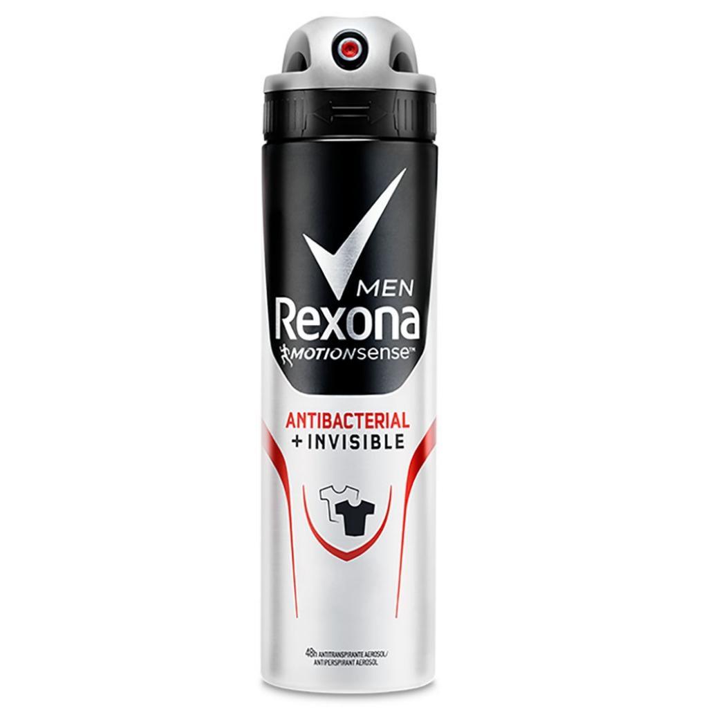 Anúncio: Desodorante Spray Rexona Antibac Invisible Men 150 Ml