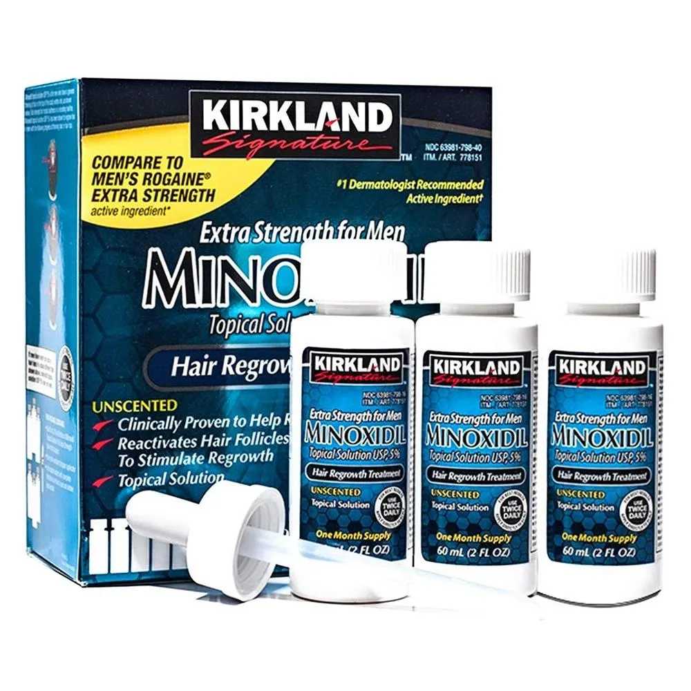 Minoxidil Kirkland (6 Unidades) - 60ML