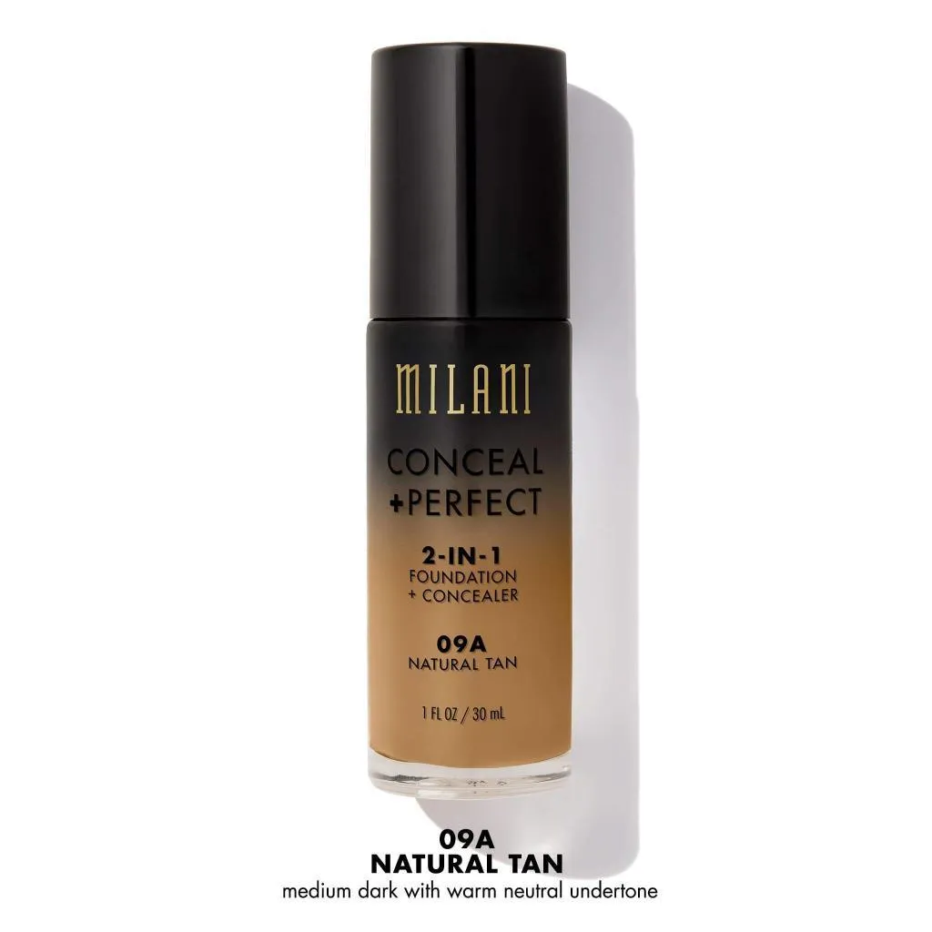 - MAQ MILANI BASE CORRETIVA 2IN1 N 09A NATURAL TAN