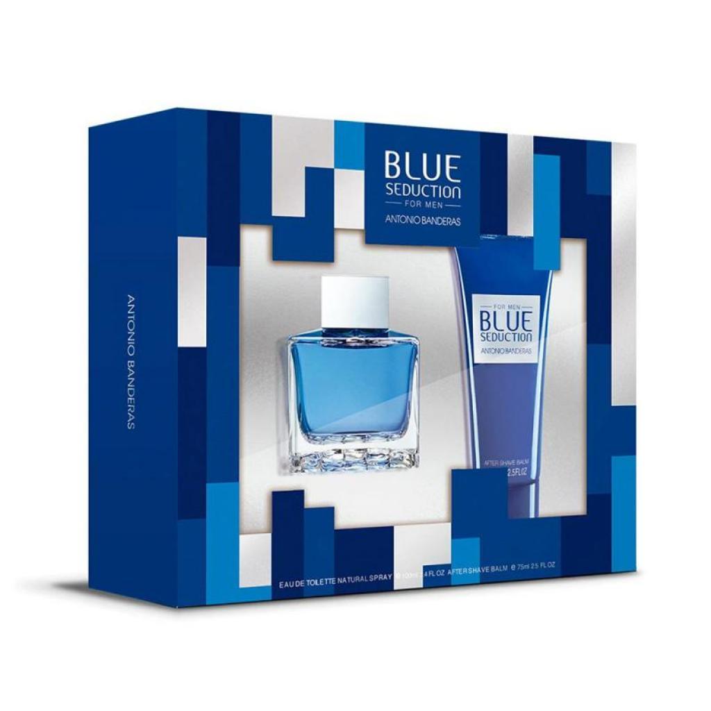 KIT ANTONIO B. BLUE SEDUCTION MASC 100 ML + DEO