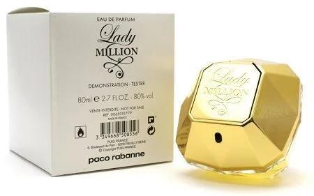 Tester Paco Rabanne Lady Million Edp Fem 80 Ml