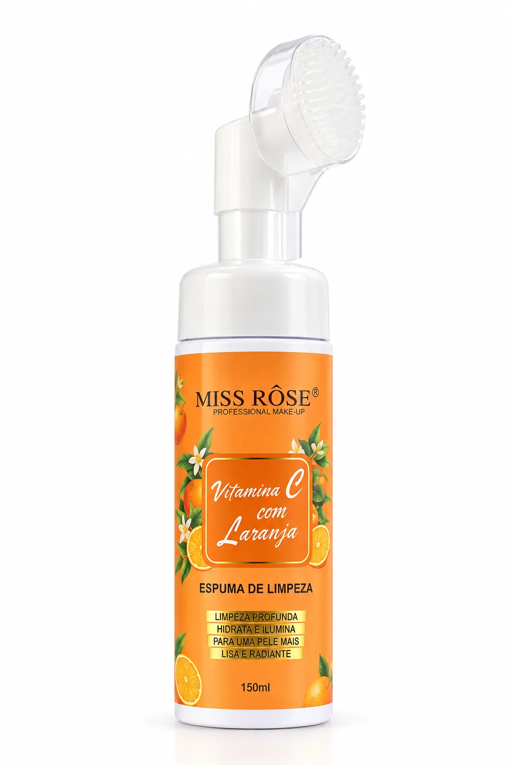 Espuma De Limpeza Facial Vitamina C Miss Rose MR11