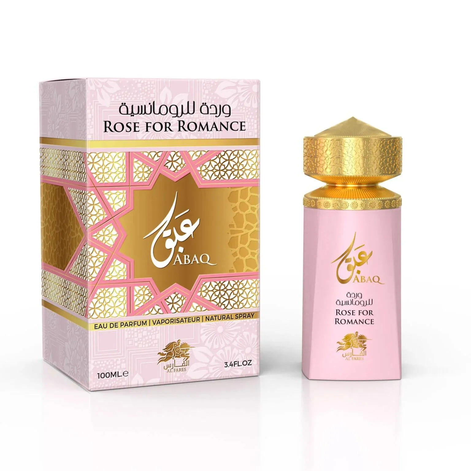 Pm Al Fares Abaq Rose For Romance Eau De Parfum 100ml Perfume Manah