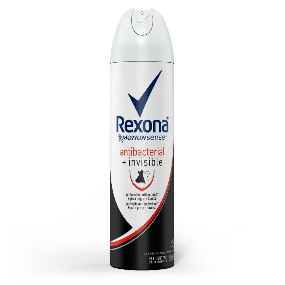 Anúncio: Desodorante Spray Rexona Antibac Invisible Feminino 150ml