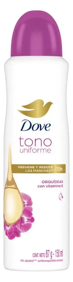 Anúncio: Desodorante Spray Dove Orquídeas Com Vitamina E 150ml