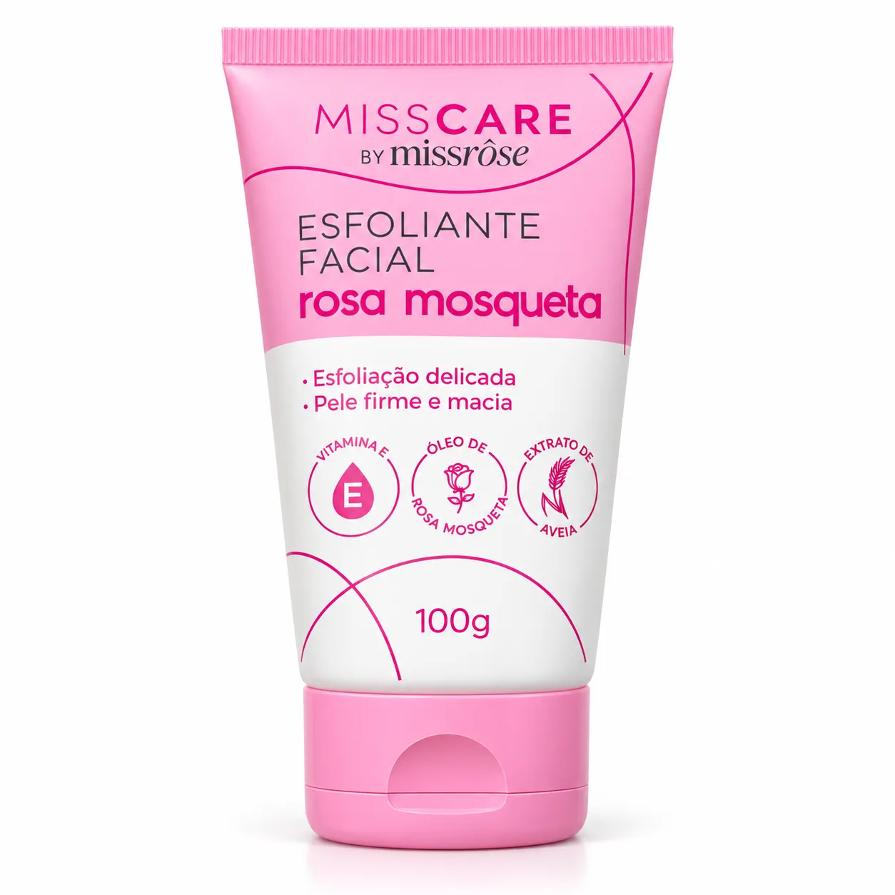 Esfoliante Facial MissCare by Miss Rose Rosa Mosqueta 100 g