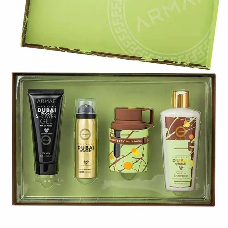 Kit Armaf Odyssey Dubai Chocolat 100ML+SG+SH+SPRAY