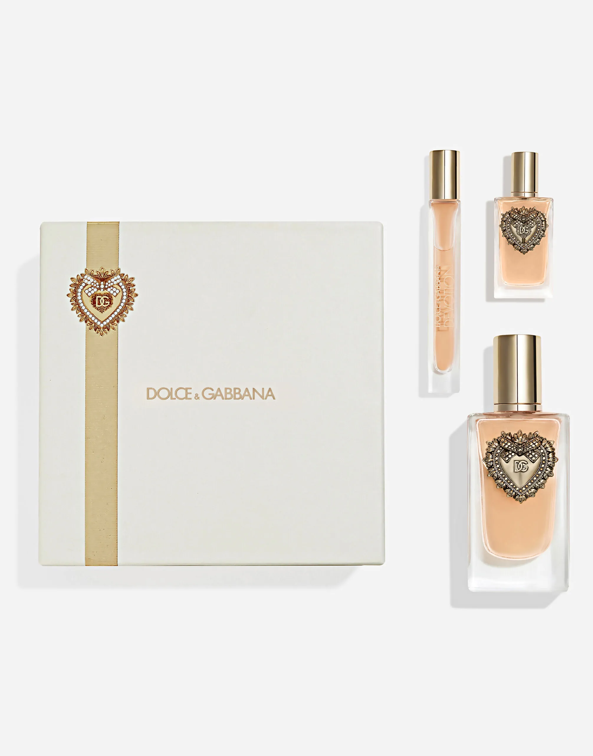 Kit Perfume Feminino Dolce & Gabbana Devotion EDP 100 ml + Travel Spray 10 ml + Mini 5 ml