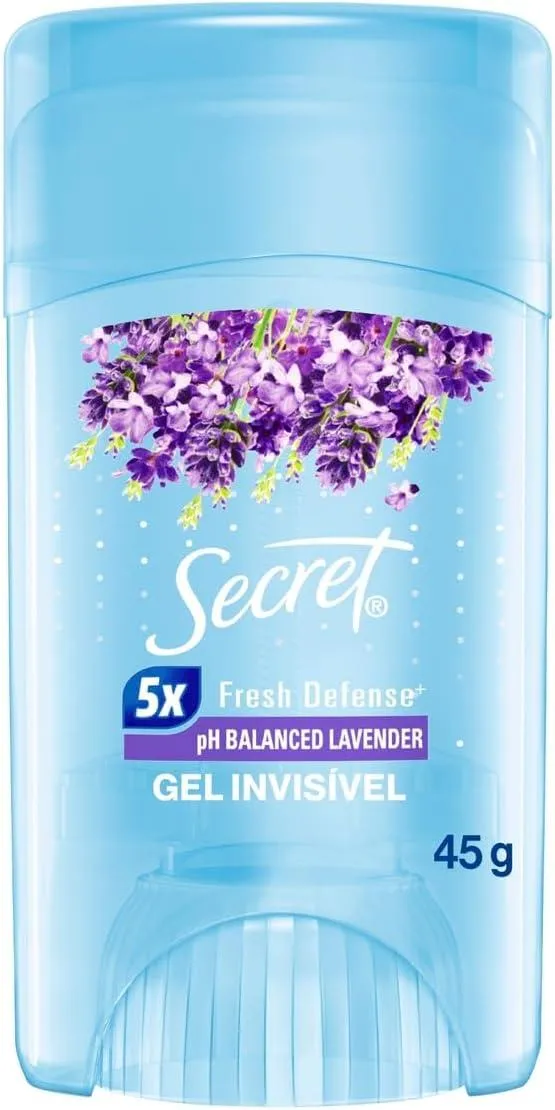 Desodorante Antitranspirante em Gel Secret PH Balance Lavanda - 45g