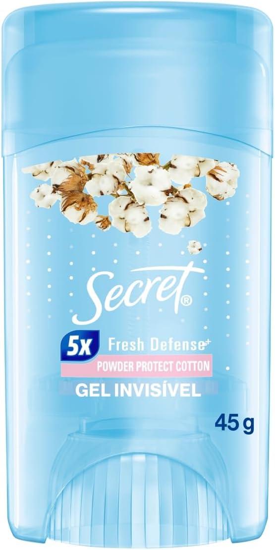 Anúncio: - DEO SECRET GEL FRESH DEFENSE POWDER PROTECT 45G