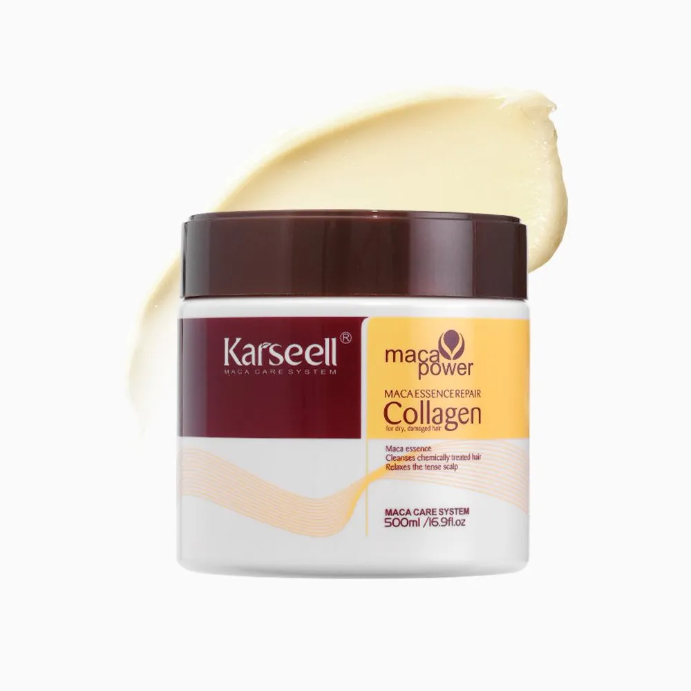 Máscara Capilar Karseell Collagen Hair Mask com Colágeno, Queratina e Óleo de Argan