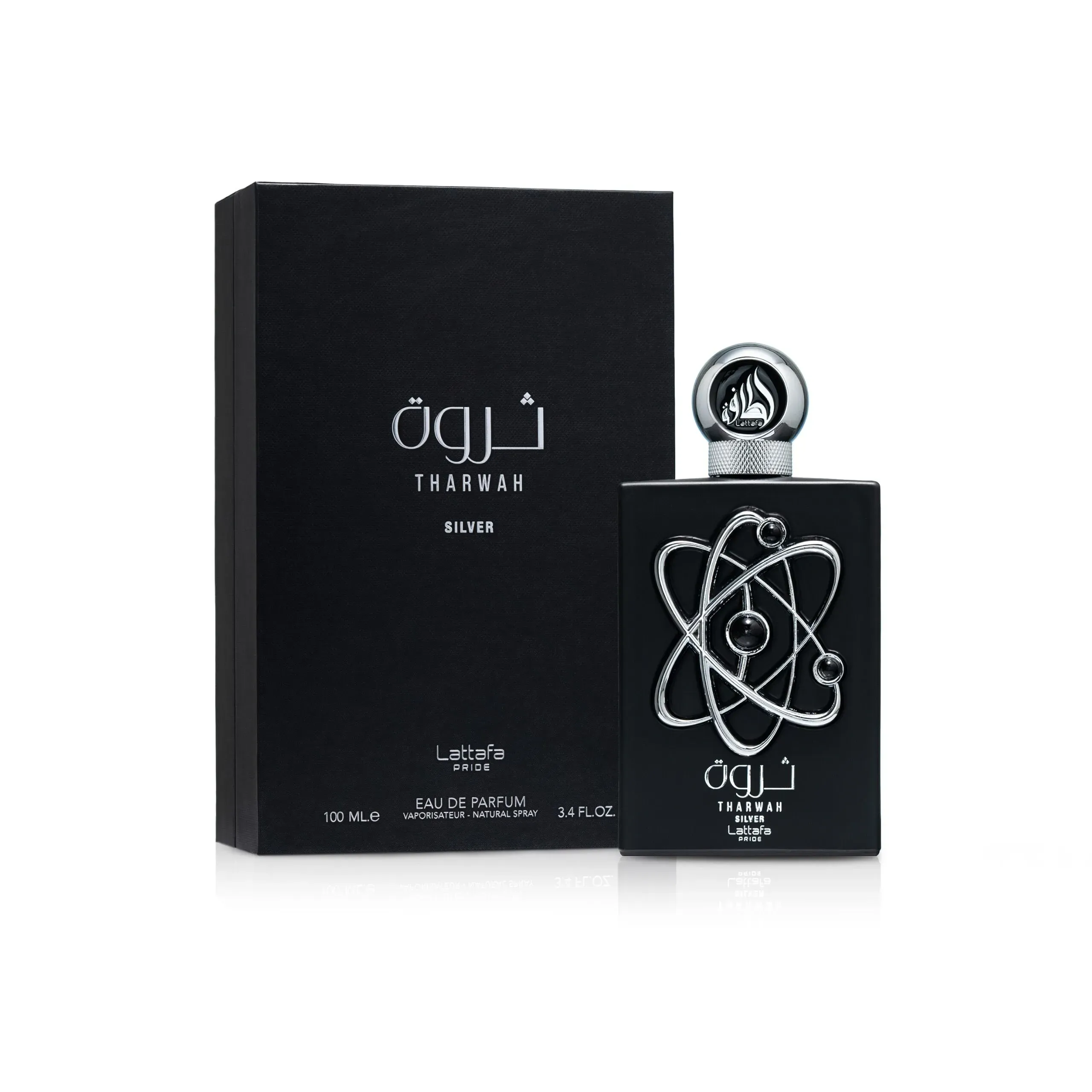 Perfume Lattafa Tharwah Silver Masculino Eau de Parfum 100ml