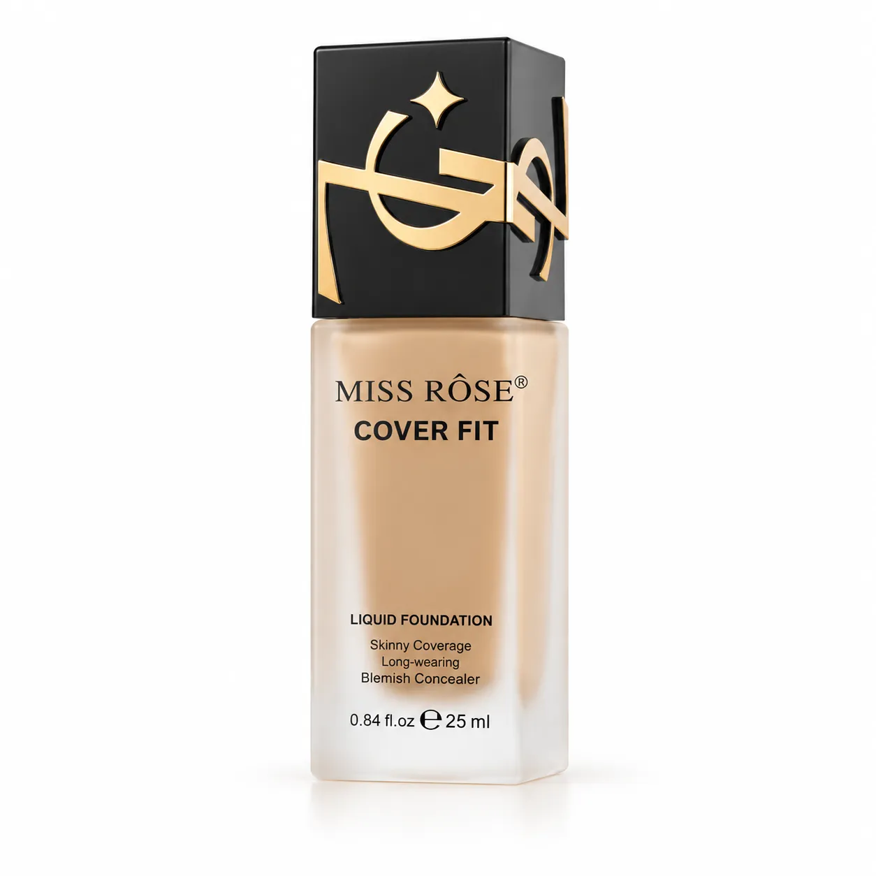 Base Líquida Miss Rose Cover Fit Beige 3 25ml