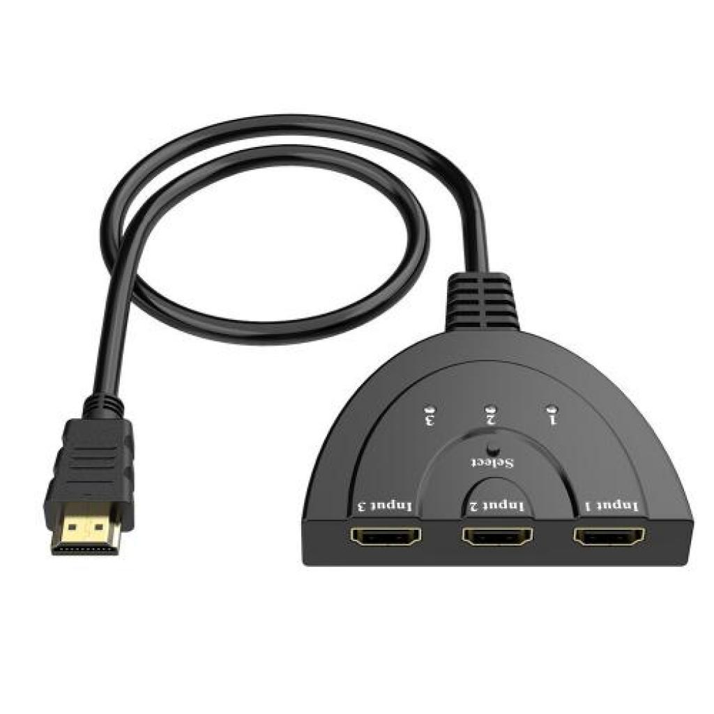 ADAP. Switch HDMI 3x1 Satellite A-HD05 - 3 Entradas, 1 Saída