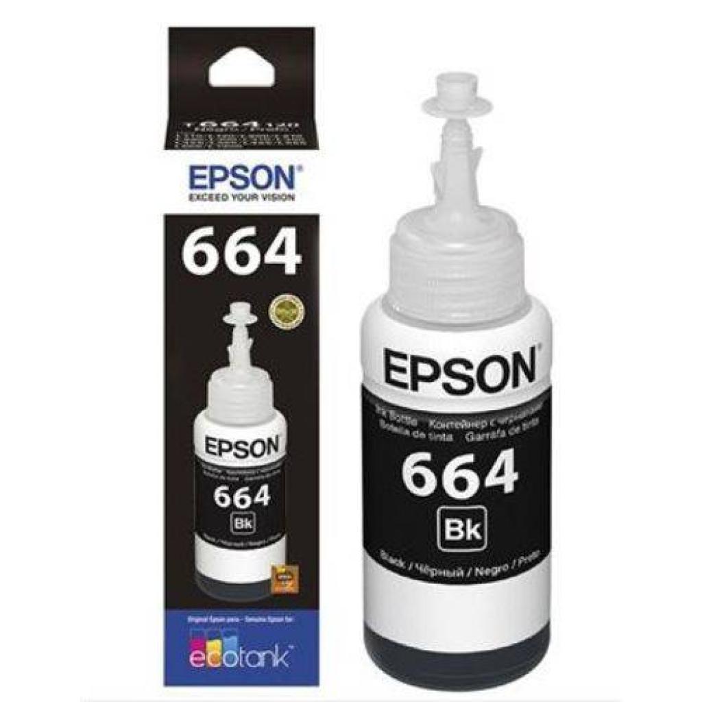 TINTA EPSON L1XX/L2XX/L3XX/L5XX T664120-AL BLK IVA