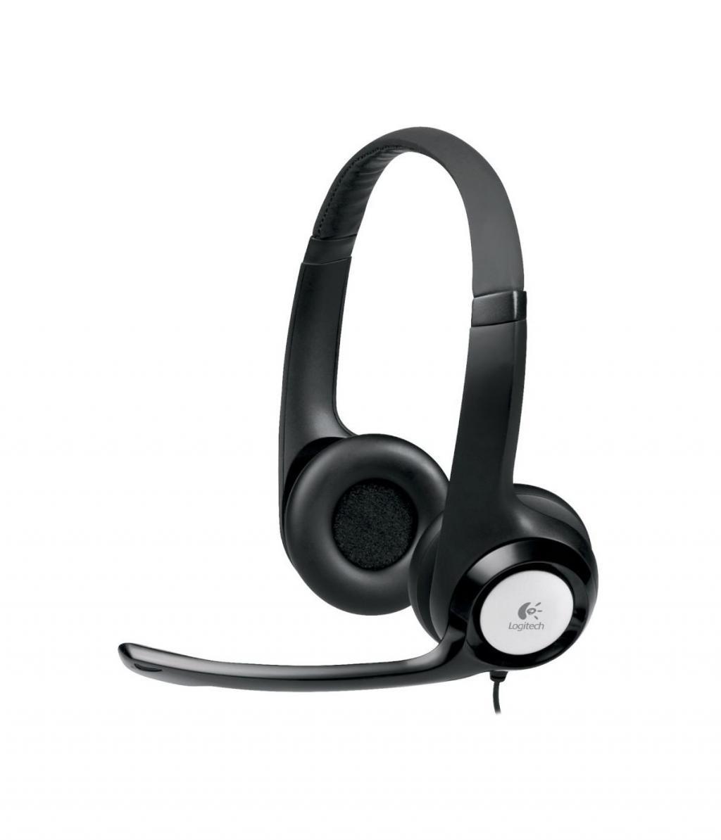 FONE LOGITECH H390 CLEARCHAT COMFORT USB PRETO