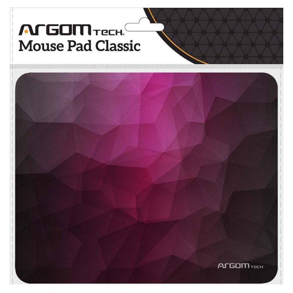 MOUSEPAD ARGOM ARG-AC-1233R PRETO/LILAS (IVA)
