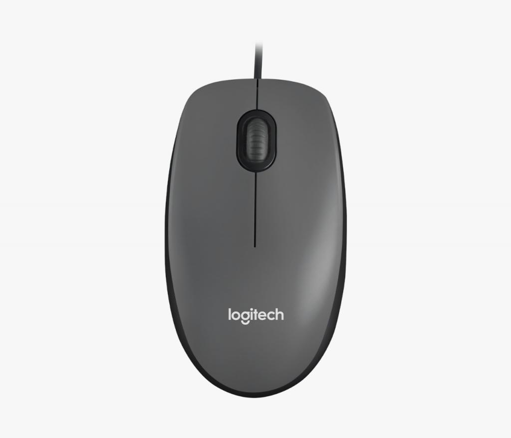 MOUSE LOGITECH M100 PRETO/CINZA 910-001601