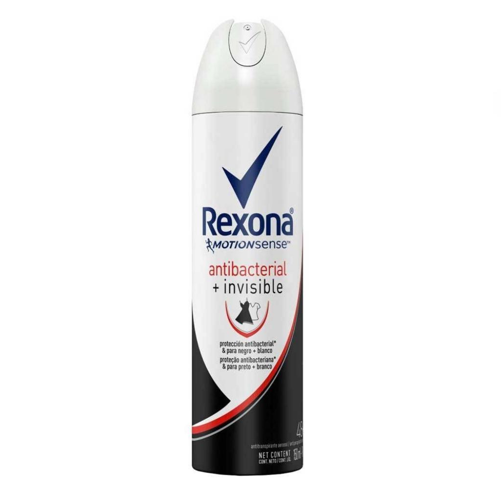 - DEO REXONA SPRAY ANTIBAC + INVISIBLE FEM 150 ML