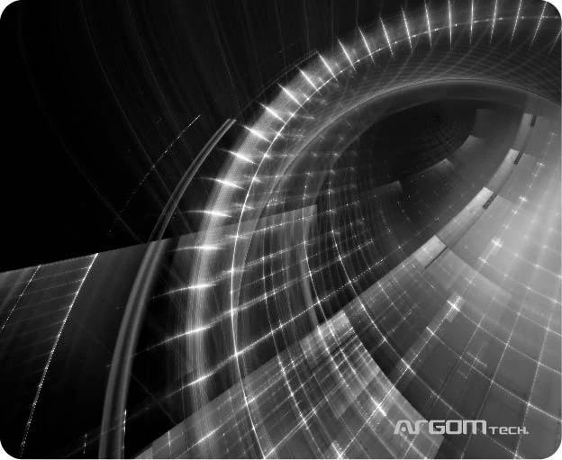 MOUSEPAD ARGOM ARG-AC-1235WT PRETO/BRANCO (IVA)