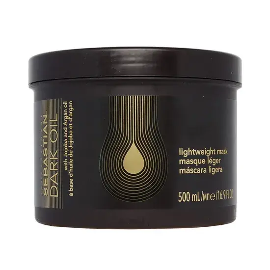 Sebastian Máscara Dark Oil 500ml Tratamento Capilar Profundo