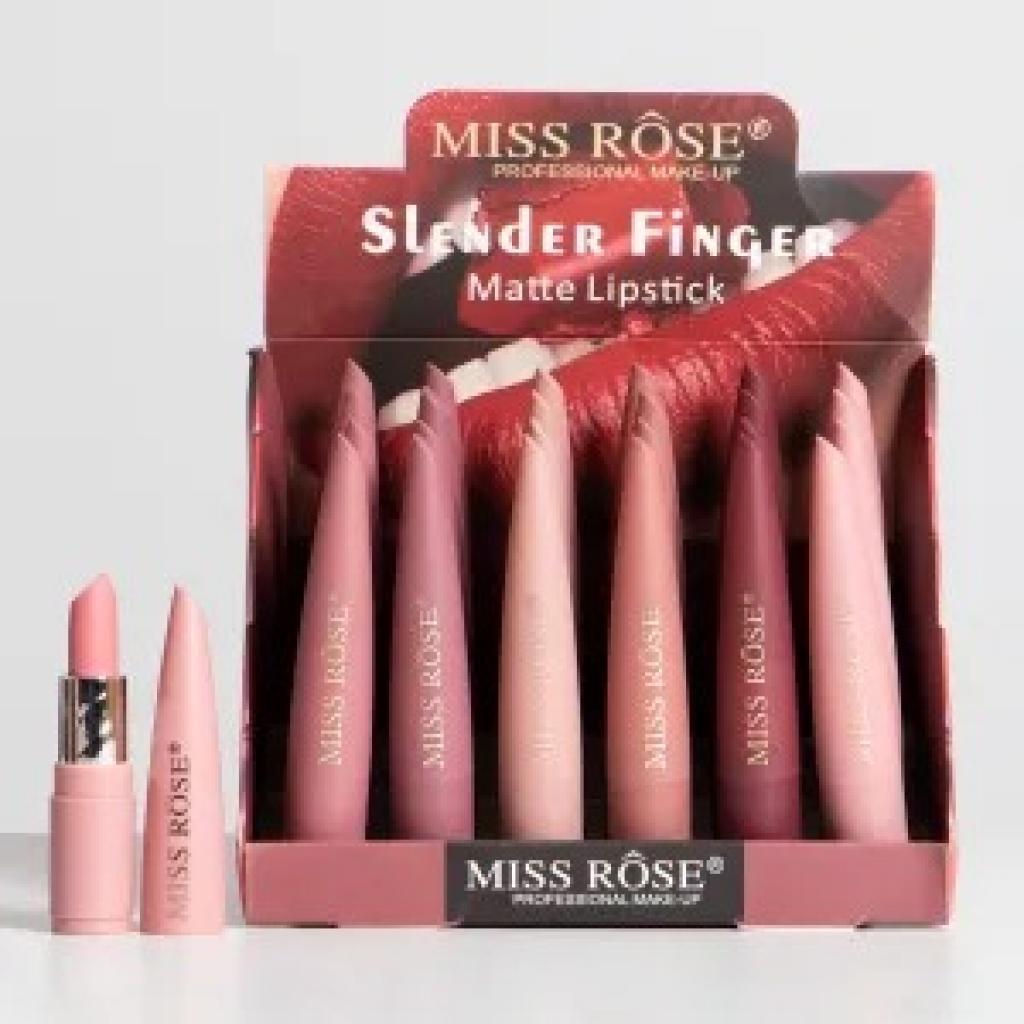 Batom Matte Miss Rose Lipstick 7301-455Z2