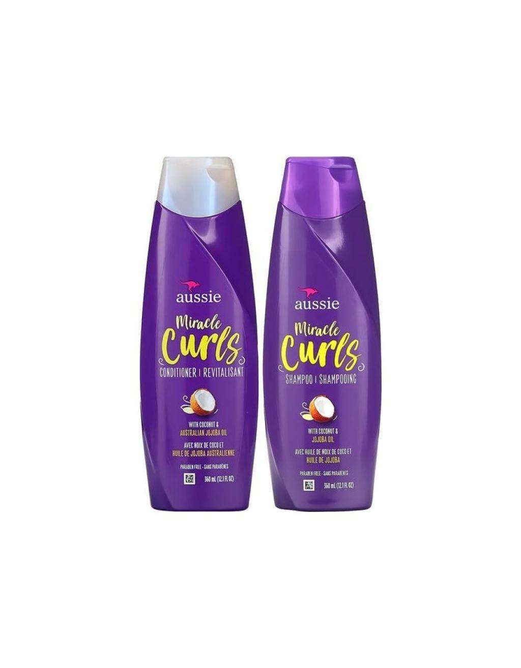AUSSIE Kit Shampoo e Condicionador Miracle Curls 360 ml