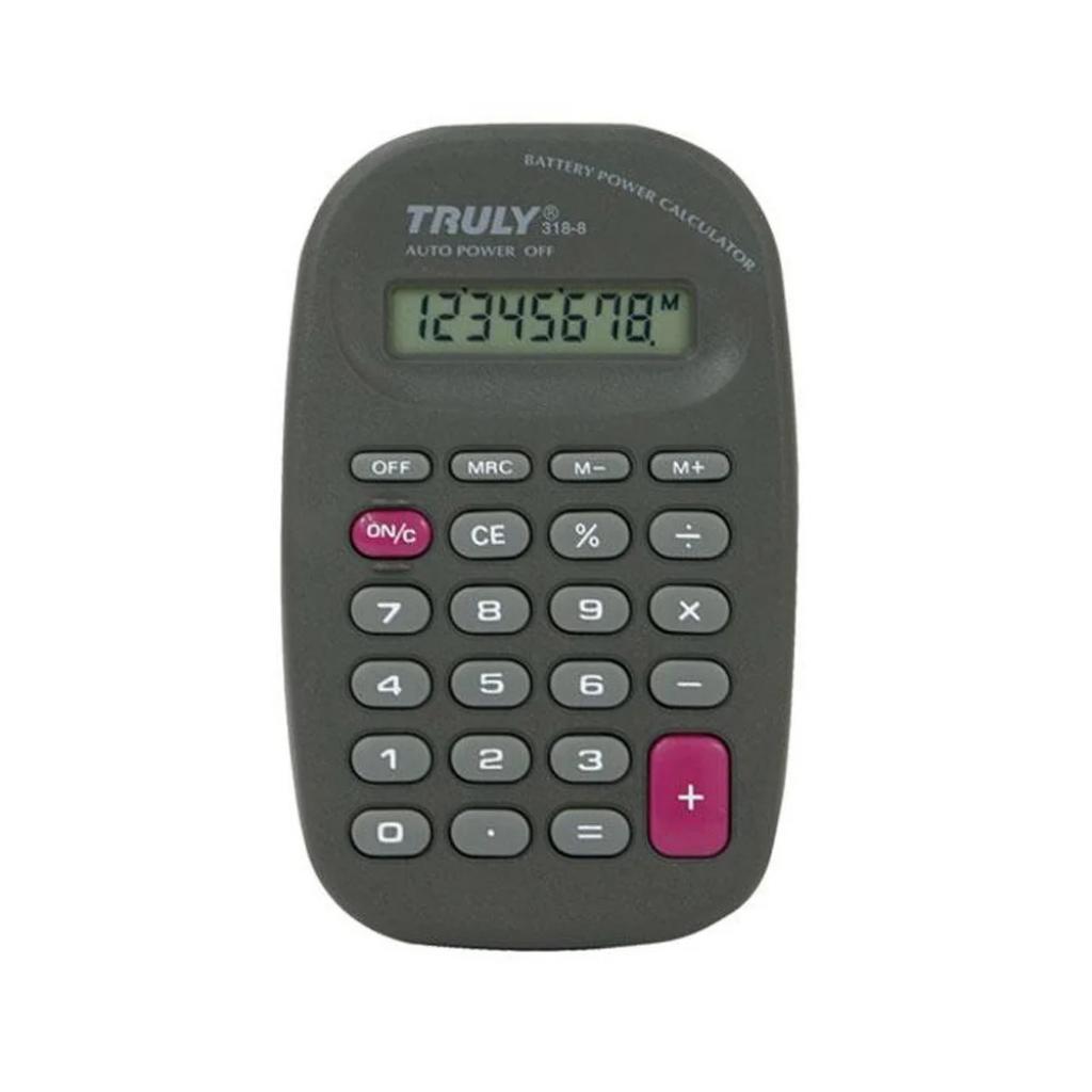 Calculadora Truly 318   8 Digitos Pequena