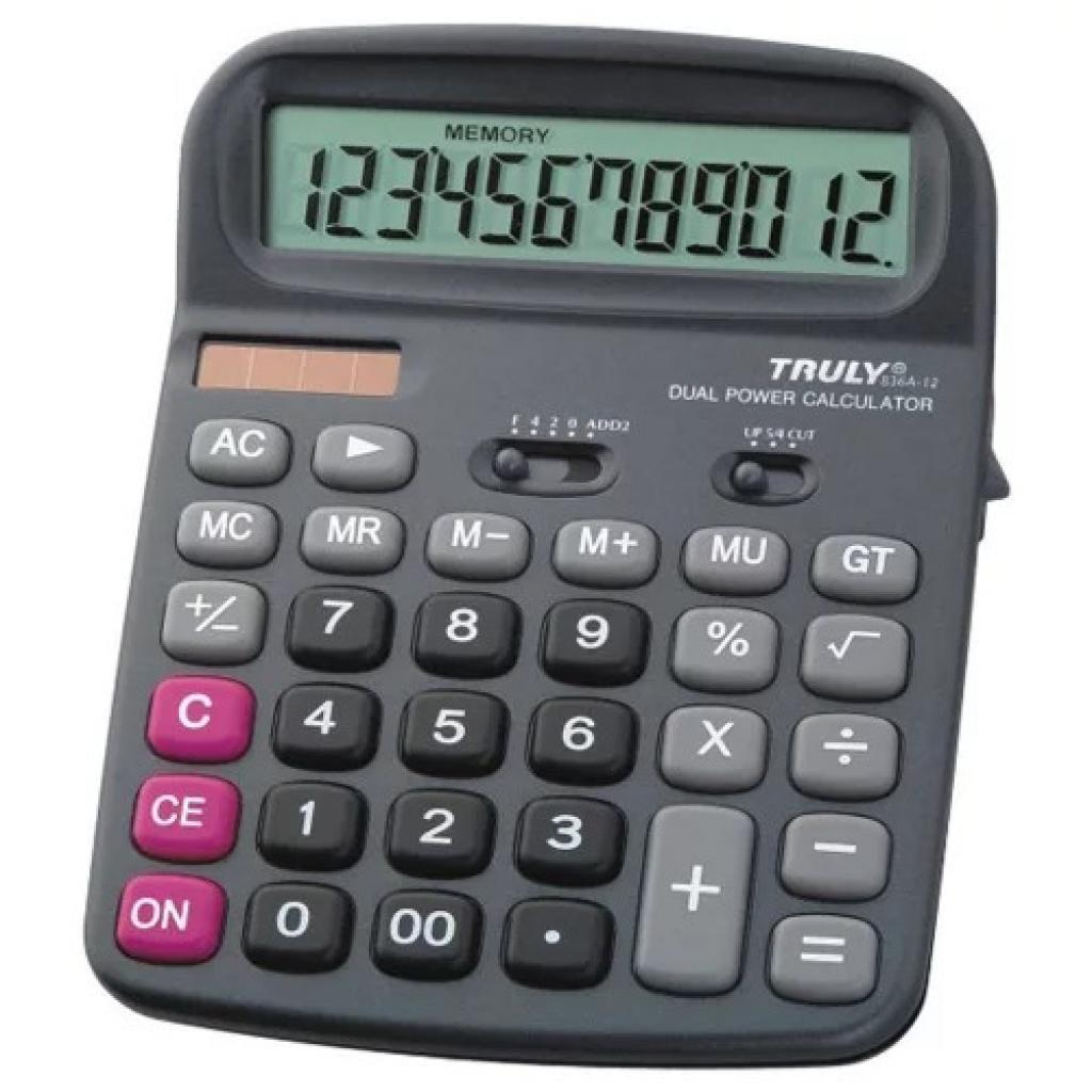 Calculadora Truly 836   12 Digitos Grande