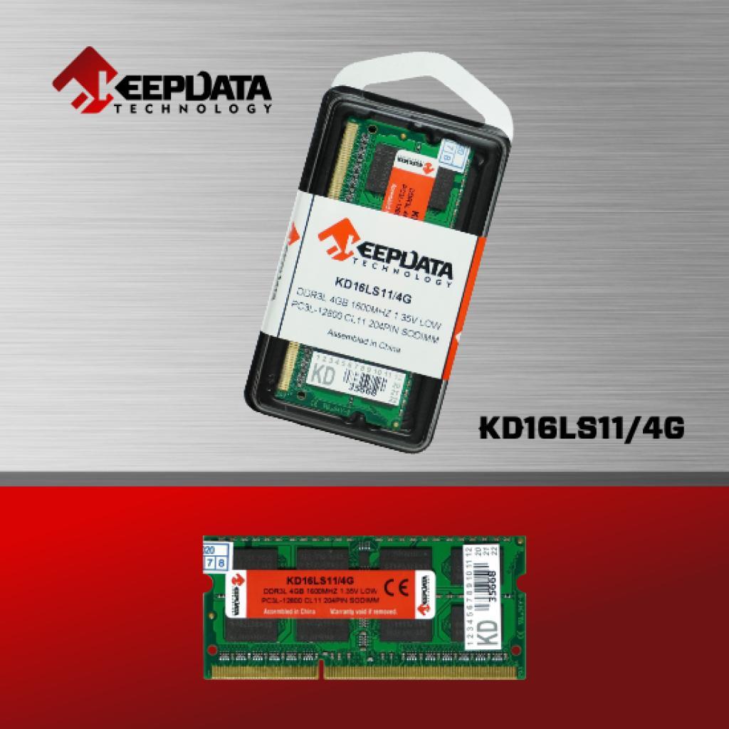 MEM P/ NTB DDR3L 4GB 1600 KEEPDATA KD16LS11/4G