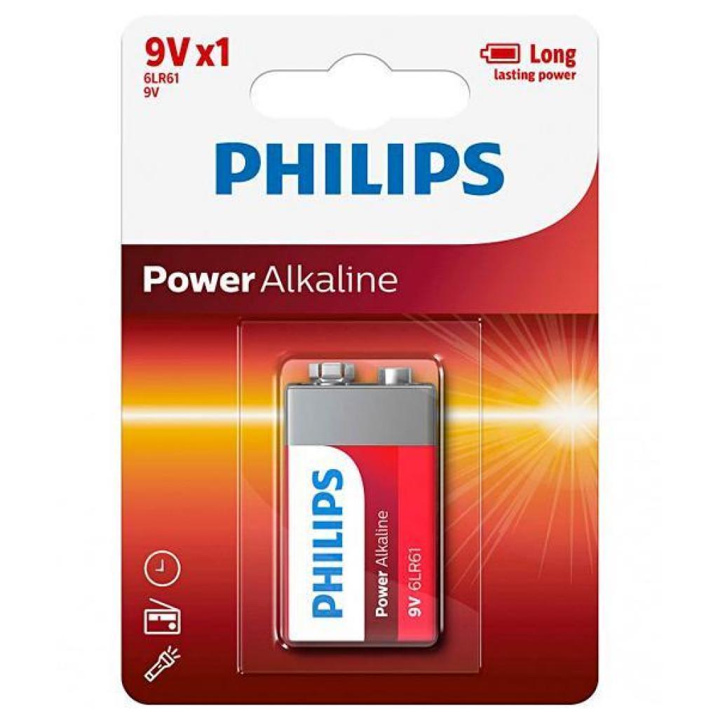 BATERIA PHILIPS 9V 6LR-61P1B ALCALINA IVA       SG